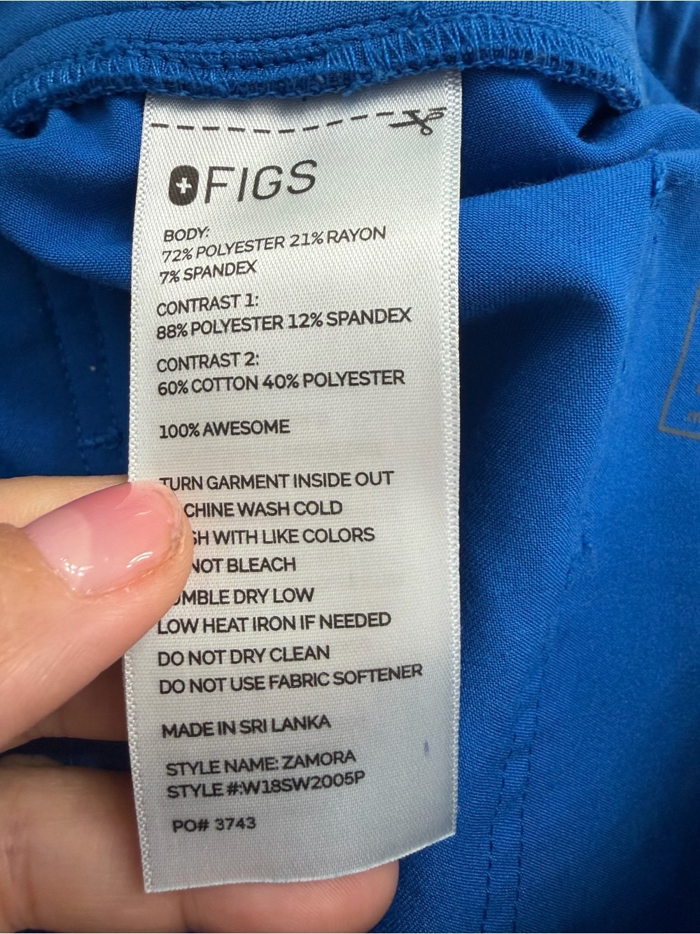 Figs Zamora High-Rise Jogger Scrub Pant (Size S/P) - Picture 11 of 12
